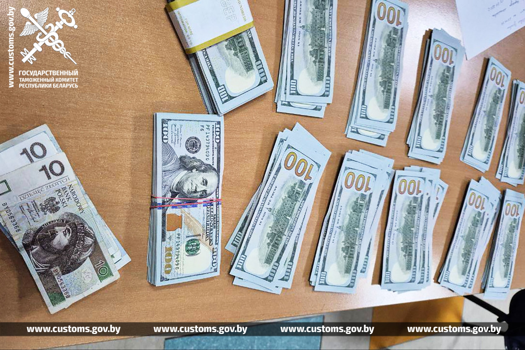 В Бресте на границе у мужчины изъяли $66 000 на границе